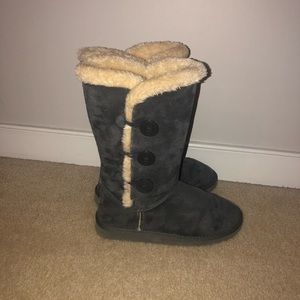 UGG BOOTS - Tall Grey